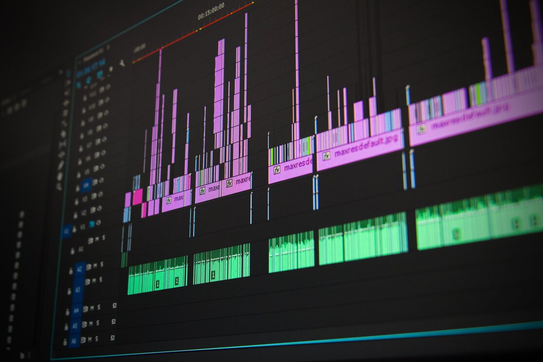 Close up of sound recording gallery