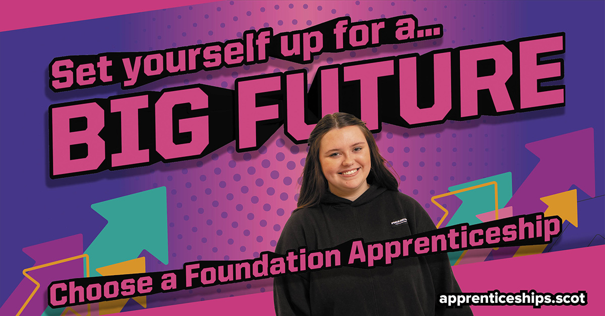 Foundation Apprenticeship with school pupil
