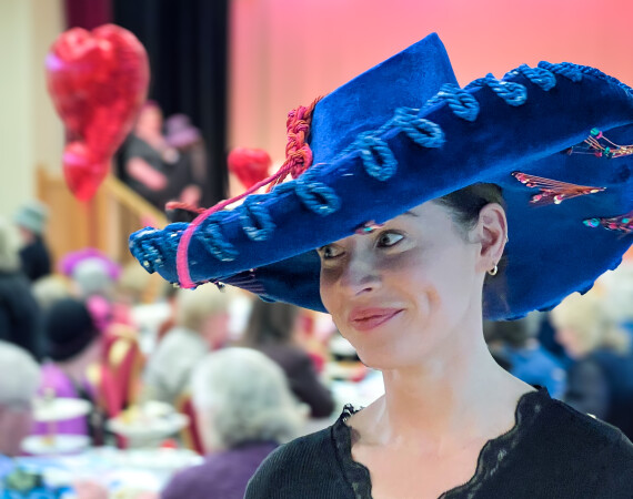 Charity Hat Walk Catwalk 090
