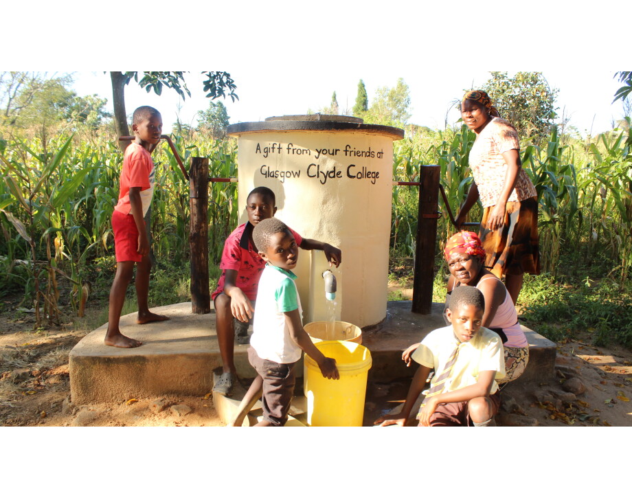 Glasgow Clyde College sponsored pump