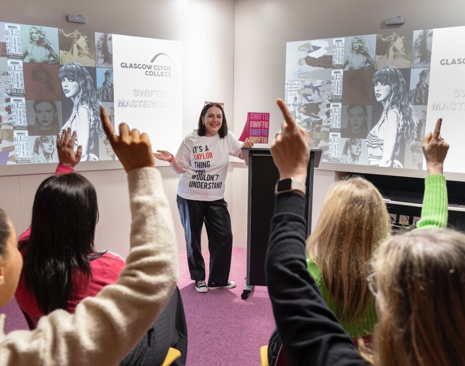 Glasgow Clyde College Taylor Swift Masterclass (landscape)