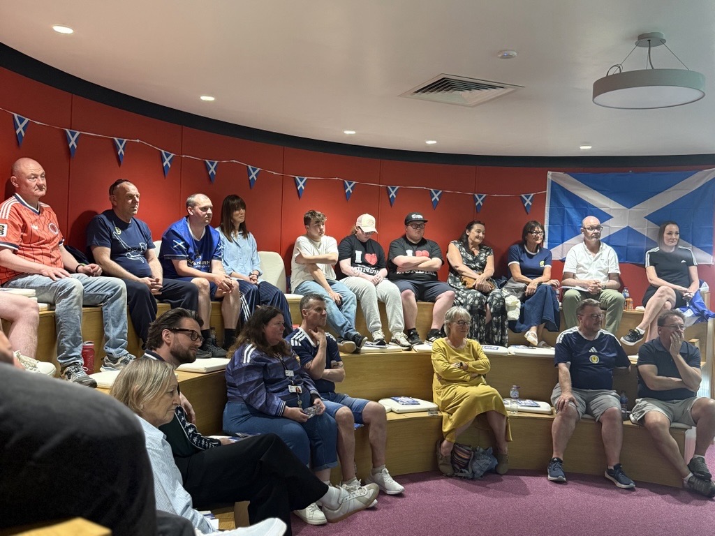 Images shows masterclass attendees in the innovation centre