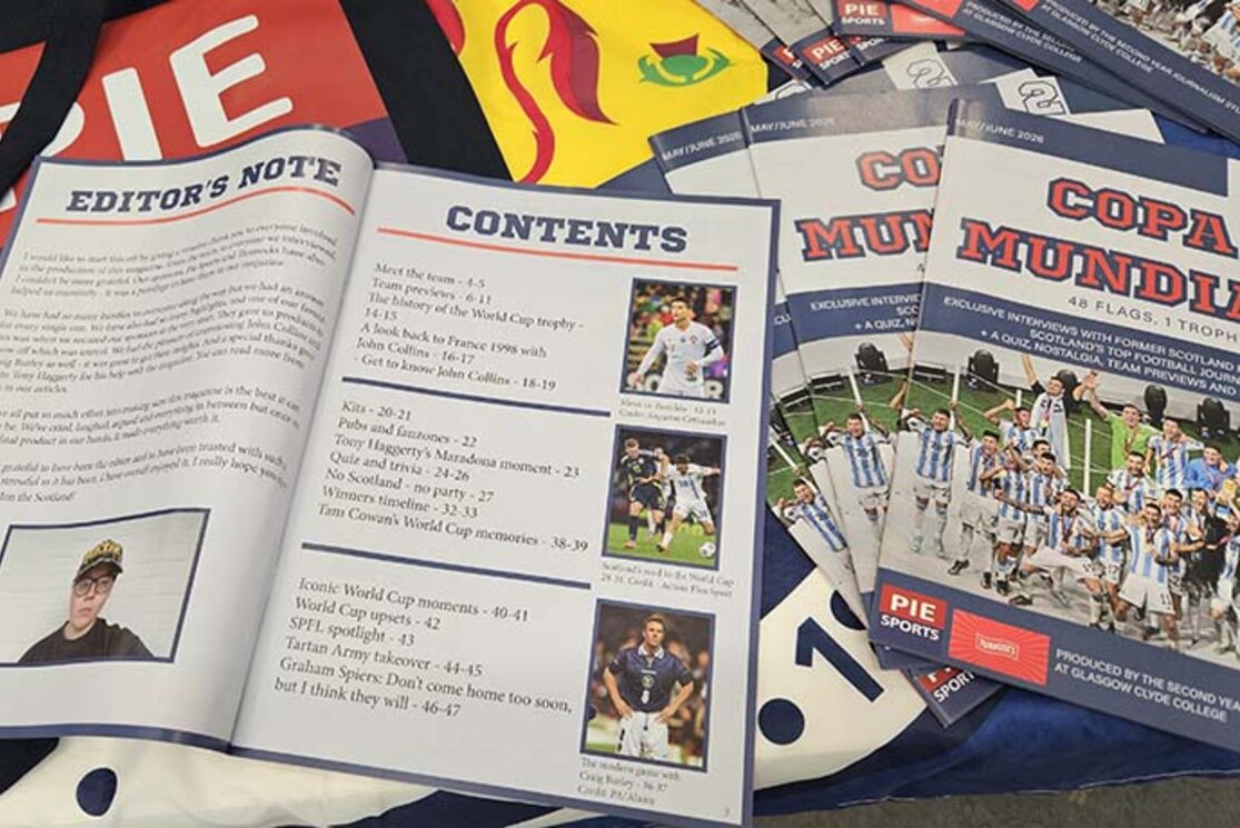 Inside spread of copa mundial gallery