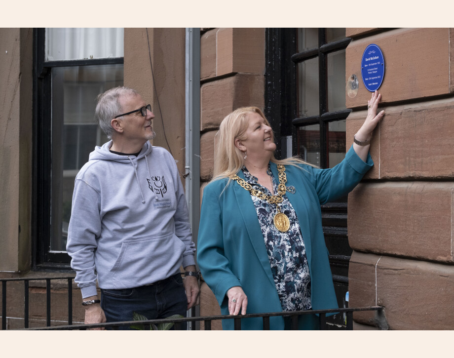 David McCallum Plaque