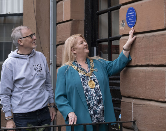 David McCallum Plaque